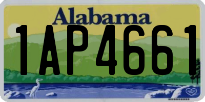 AL license plate 1AP4661
