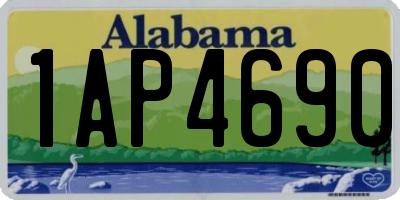 AL license plate 1AP4690
