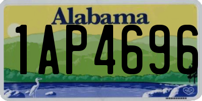 AL license plate 1AP4696