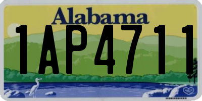 AL license plate 1AP4711