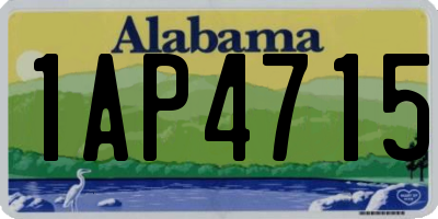 AL license plate 1AP4715