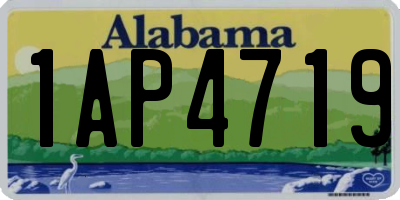 AL license plate 1AP4719