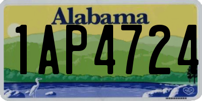 AL license plate 1AP4724
