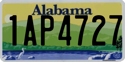 AL license plate 1AP4727