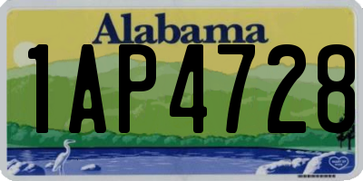 AL license plate 1AP4728