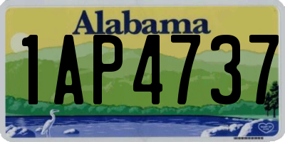 AL license plate 1AP4737