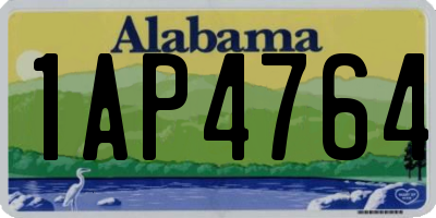 AL license plate 1AP4764