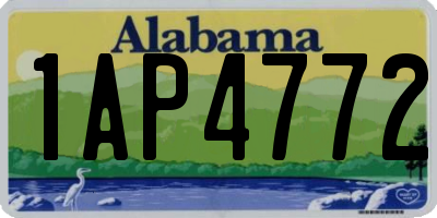 AL license plate 1AP4772