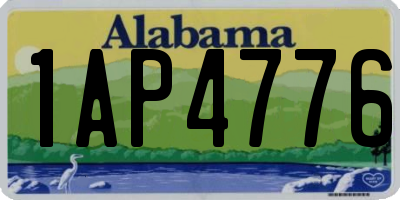 AL license plate 1AP4776