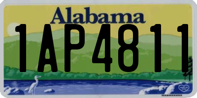 AL license plate 1AP4811