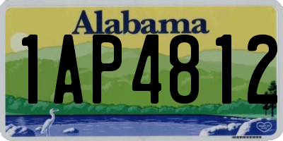 AL license plate 1AP4812