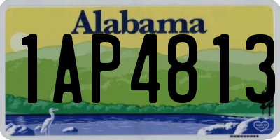AL license plate 1AP4813