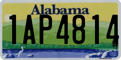 AL license plate 1AP4814