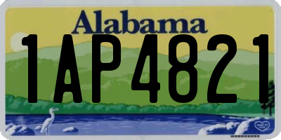 AL license plate 1AP4821