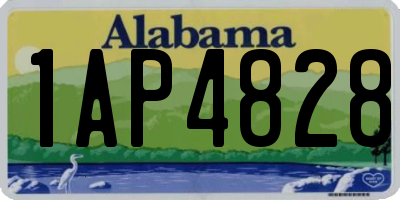 AL license plate 1AP4828