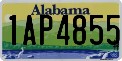 AL license plate 1AP4855