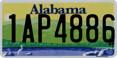 AL license plate 1AP4886