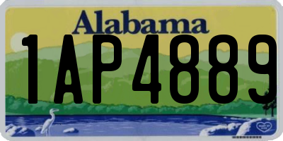 AL license plate 1AP4889