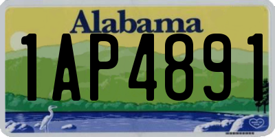 AL license plate 1AP4891