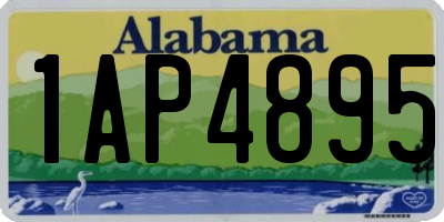 AL license plate 1AP4895