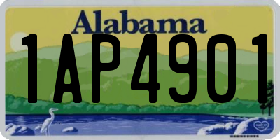 AL license plate 1AP4901