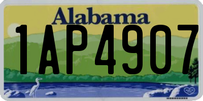 AL license plate 1AP4907