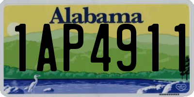 AL license plate 1AP4911