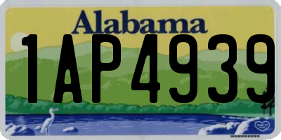AL license plate 1AP4939