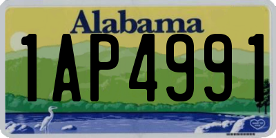 AL license plate 1AP4991