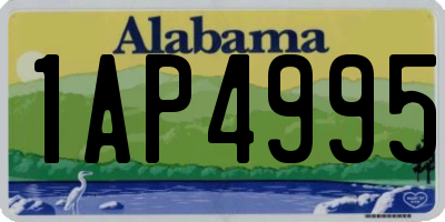 AL license plate 1AP4995