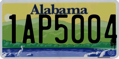 AL license plate 1AP5004