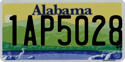 AL license plate 1AP5028
