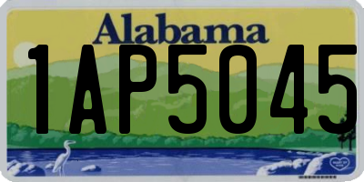 AL license plate 1AP5045