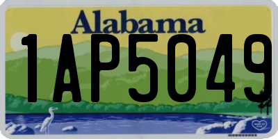 AL license plate 1AP5049