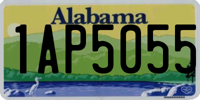 AL license plate 1AP5055