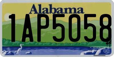 AL license plate 1AP5058