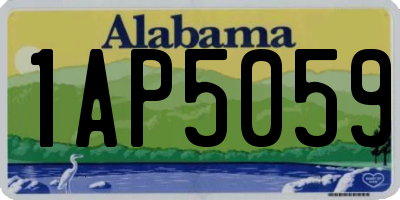 AL license plate 1AP5059