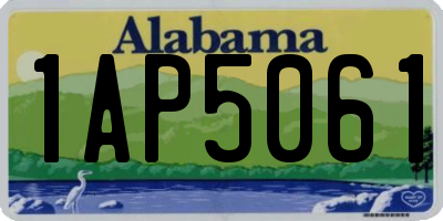 AL license plate 1AP5061