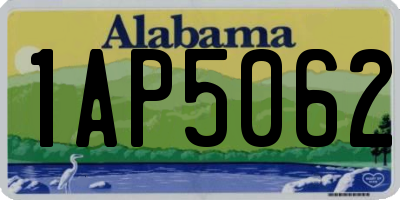 AL license plate 1AP5062