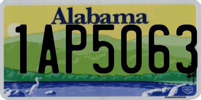 AL license plate 1AP5063
