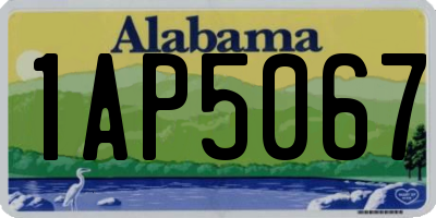 AL license plate 1AP5067