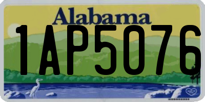 AL license plate 1AP5076