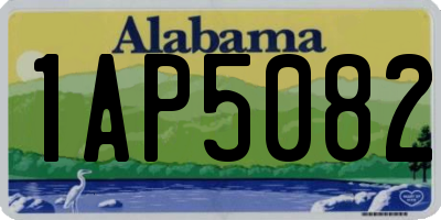 AL license plate 1AP5082