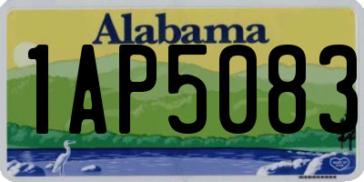 AL license plate 1AP5083