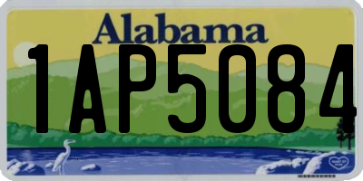 AL license plate 1AP5084