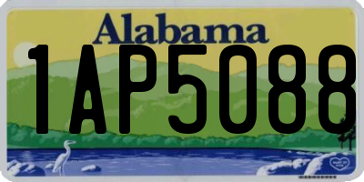 AL license plate 1AP5088