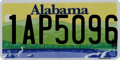 AL license plate 1AP5096