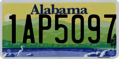AL license plate 1AP5097