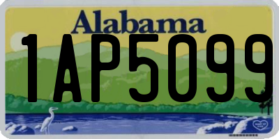 AL license plate 1AP5099