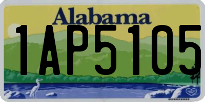 AL license plate 1AP5105
